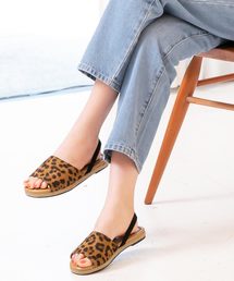 バックゴムジュートフラットサンダル