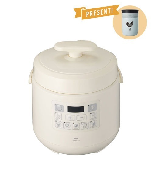 BRUNO（ブルーノ）の「マルチ圧力クッカー（キッチン家電・レディース・ブラウン/アイボリー/ブラウン系その他/ホワイト系その他・ﾌﾘ-）」の3枚目の写真