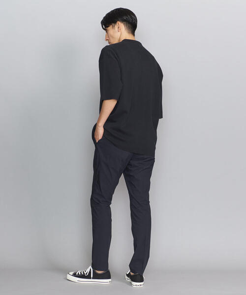BEAUTY&YOUTH UNITED ARROWS(ビューティーアンドユースユナイテッドアローズ)の「BY タイプライター ノープリーツ テーパード パンツ -MADE IN JAPAN-(その他パンツ・メンズ・ネイビー/ベージュ/オリーブ/ブラック/ダークグレー・LARGE/MEDIUM/SMALL/X-LARGE)」の15枚目の写真