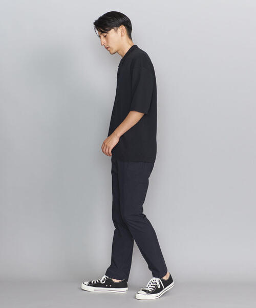 BEAUTY&YOUTH UNITED ARROWS(ビューティーアンドユースユナイテッドアローズ)の「BY タイプライター ノープリーツ テーパード パンツ -MADE IN JAPAN-(その他パンツ・メンズ・ネイビー/ベージュ/オリーブ/ブラック/ダークグレー・LARGE/MEDIUM/SMALL/X-LARGE)」の16枚目の写真