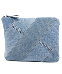 goa | USED DenimﾊﾟｯﾁﾜｰｸｸﾗｯﾁBAG(クラッチバッグ)