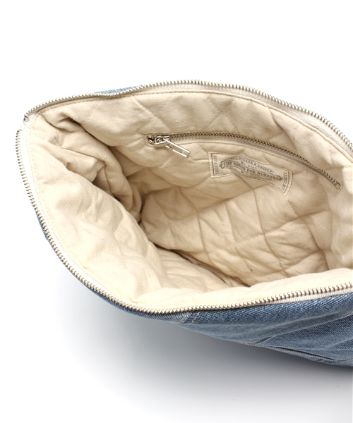 goa（ゴア）の「USED DenimﾊﾟｯﾁﾜｰｸｸﾗｯﾁBAG（クラッチバッグ・メンズ・インディゴブルー・FREE）」の7枚目の写真