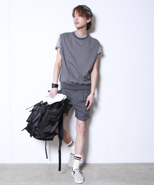 603（ロクマルサン）の「603 バイカラーナイロンリュック（バックパック/リュック・メンズ・ブラック・FREE）」の13枚目の写真