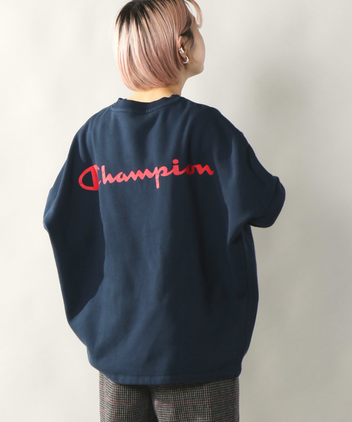 90s チャンピオン/Champion　スエット　ビッグシルエット Champion トレーナー スウェット チャンピオン 無地 オーバー