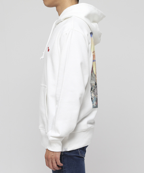 VANQUISH（ヴァンキッシュ）の「Shibuya crossing Hoodie ＊（パーカー・メンズ・ホワイト/ブラック/パープル/ピンク・M/L/XL）」の12枚目の写真