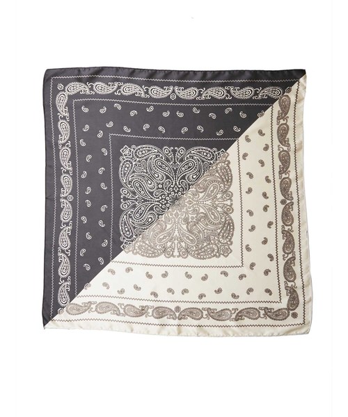 fifth（フィフス）の「バイカラーペイズリープリントスカーフ（バンダナ/スカーフ・レディース・その他2・FREE）」の5枚目の写真
