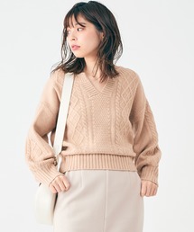 もちもちブークレーケーブルキーネック/セットアップ