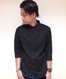 CIAOPANIC TYPY | 綿麻7分袖レギュラーシャツ(シャツ/ブラウス)