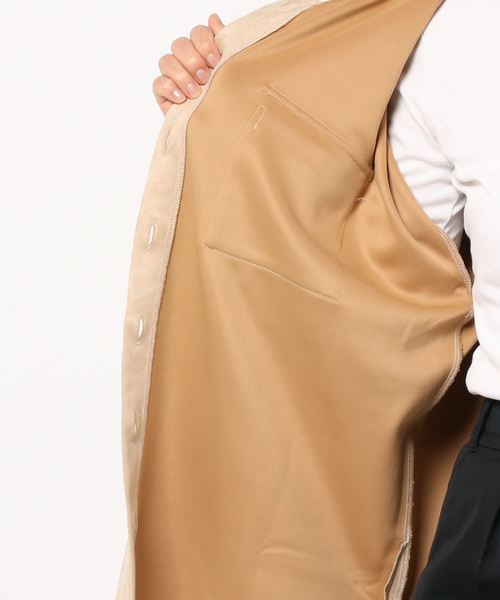 GeeRA（ジーラ）の「カットスエードＣＰＯジャケット（その他アウター・レディース・ベージュ/グレー・MEDIUM/LARGE/X-LARGE）」の3枚目の写真