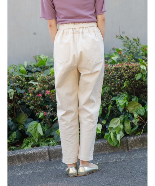 flower（フラワー）の「ティディーツイルパンツ（その他パンツ・レディース・イエロー/アイボリー・FREE）」の8枚目の写真