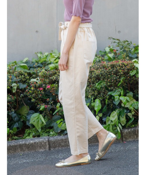 flower（フラワー）の「ティディーツイルパンツ（その他パンツ・レディース・イエロー/アイボリー・FREE）」の7枚目の写真