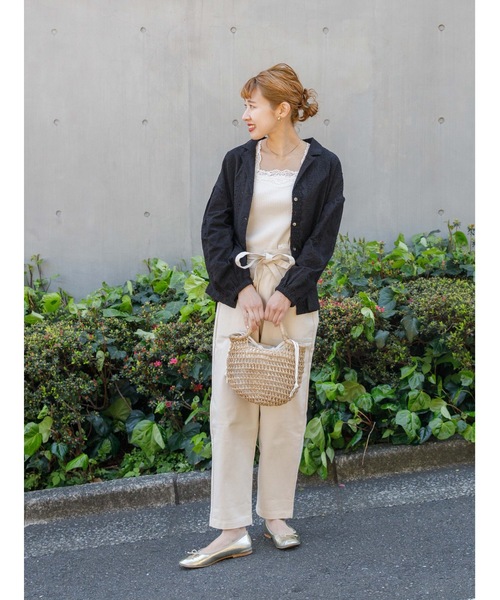 flower（フラワー）の「ティディーツイルパンツ（その他パンツ・レディース・イエロー/アイボリー・FREE）」の17枚目の写真