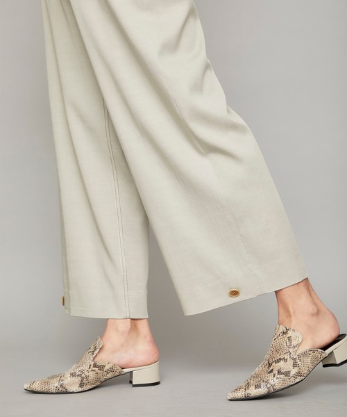 FEMMENT（ファモン）の「【FEMMENT(ファモン)】トリアセデニムカラーベイカーパンツ/カラーパンツ（その他パンツ・レディース・ブラック/ベージュ/オレンジ・1/2）」の14枚目の写真