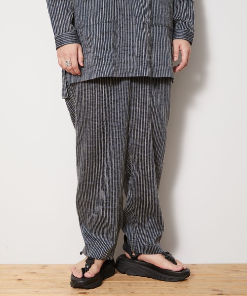 Snow Peak(スノーピーク)の「C/R Light Stripe Pants(その他パンツ・メンズ・ブルー/オレンジ・LARGE/X-LARGE/MEDIUM/SMALL)」の2枚目の写真