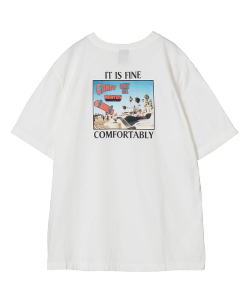 Candy Stripper(キャンディストリッパー)の「IT IS FINE Tシャツ(Tシャツ/カットソー・レディース・ブラック/オフホワイト/ミント/ピンク・2/4/3)」の5枚目の写真