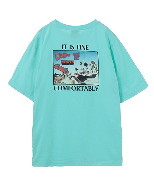 Candy Stripper(キャンディストリッパー)の「IT IS FINE Tシャツ(Tシャツ/カットソー・レディース・ブラック/オフホワイト/ミント/ピンク・2/4/3)」の12枚目の写真
