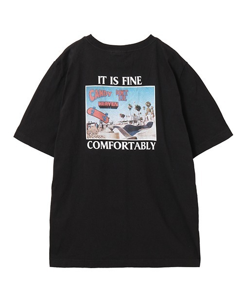 Candy Stripper(キャンディストリッパー)の「IT IS FINE Tシャツ(Tシャツ/カットソー・レディース・ブラック/オフホワイト/ミント/ピンク・2/4/3)」の15枚目の写真