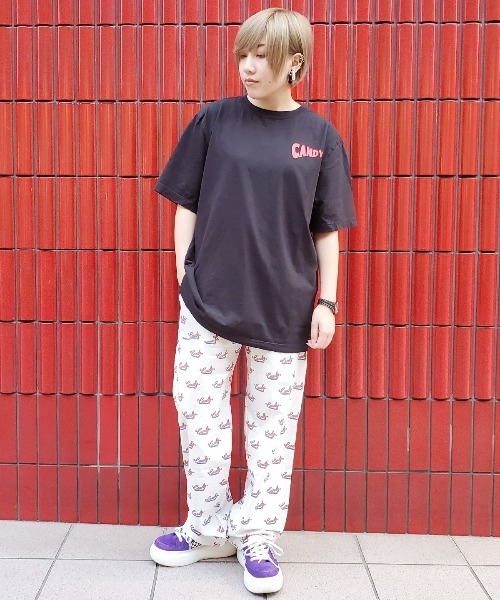 Candy Stripper(キャンディストリッパー)の「IT IS FINE Tシャツ(Tシャツ/カットソー・レディース・ブラック/オフホワイト/ミント/ピンク・2/4/3)」の18枚目の写真