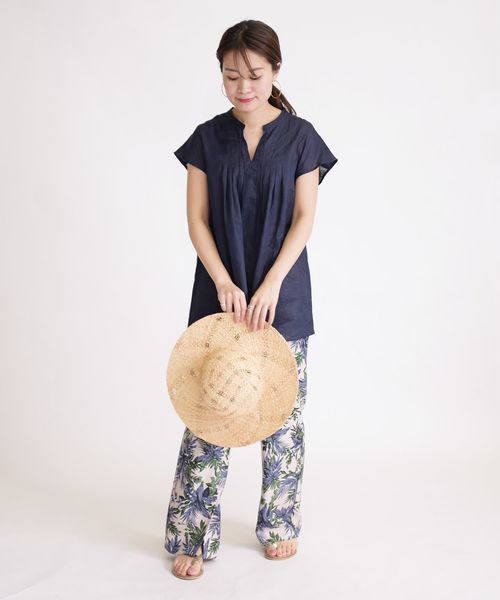 SHIPS(シップス)の「ラミータックブラウス◇(シャツ/ブラウス・レディース・ライトブルー/ネイビー/オフホワイト・ONE SIZE)」の21枚目の写真