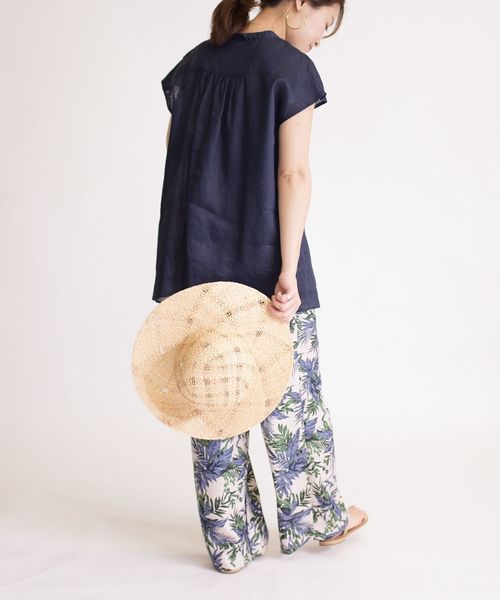 SHIPS(シップス)の「ラミータックブラウス◇(シャツ/ブラウス・レディース・ライトブルー/ネイビー/オフホワイト・ONE SIZE)」の19枚目の写真