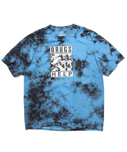 PLEASURES(プレジャー)の「PLEASURES/プレジャーズ DRUGS HELP T-SHIRT 半袖Tシャツ(Tシャツ/カットソー・メンズ・ブラック/ブルー/クリーム・M/L/XL)」の14枚目の写真