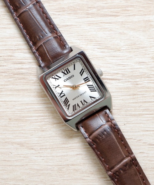 CASIO（カシオ）の「CASIO: カシオ  角型レザー  クォーツ スタンダードアナログ レザーベルト  LTP-V007L（アナログ腕時計・レディース・ブラウン系その他3/ブラウン系その他/ブラウン/ブラウン系その他2/ブラック/ブラック系その他/ブラック系その他2・FREE）」の12枚目の写真