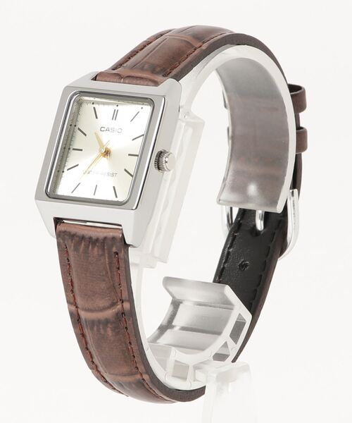 CASIO（カシオ）の「CASIO: カシオ  角型レザー  クォーツ スタンダードアナログ レザーベルト  LTP-V007L（アナログ腕時計・レディース・ブラウン系その他3/ブラウン系その他/ブラウン/ブラウン系その他2/ブラック/ブラック系その他/ブラック系その他2・FREE）」の22枚目の写真