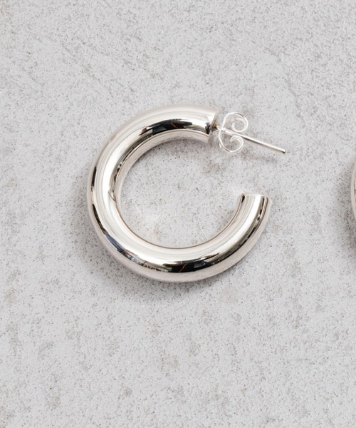 MAISON SPECIAL(メゾンスペシャル)の「【Nina&Jules/二ナ&ジュール】Circle Earring【MAISON SPECIAL/メゾンスペシャル】(イヤリング・レディース・シルバー・FREE)」の3枚目の写真