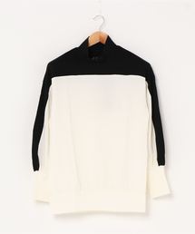 ROBES&CONFECTIONS | Robes&Confections/ローブス&コンフェクションズ/Cotton Cashmere Jersey Bicolor Turtleneck T-shirt/コットンカシミヤジャージーヘンリータートルネックTシャツ/DRC-T02-010(Tシャツ/カットソー)