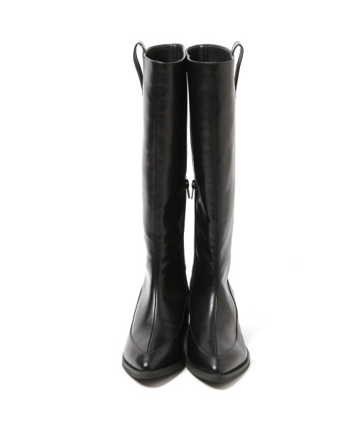 PAGEBOY（ページボーイ）の「モードミドルブーツ(ロングブーツ)（ブーツ・レディース・ブラック・MEDIUM/LARGE）」の6枚目の写真
