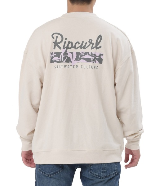 rip curl(リップカール)の「【RIP CURL リップカール】バックプリントスウェット / ユニセックス トレーナー / ワンマイルウェア / ルームウェア(スウェット・メンズ・ベージュ/ブラック/ホワイト・MEDIUM/LARGE/X-LARGE)」の7枚目の写真