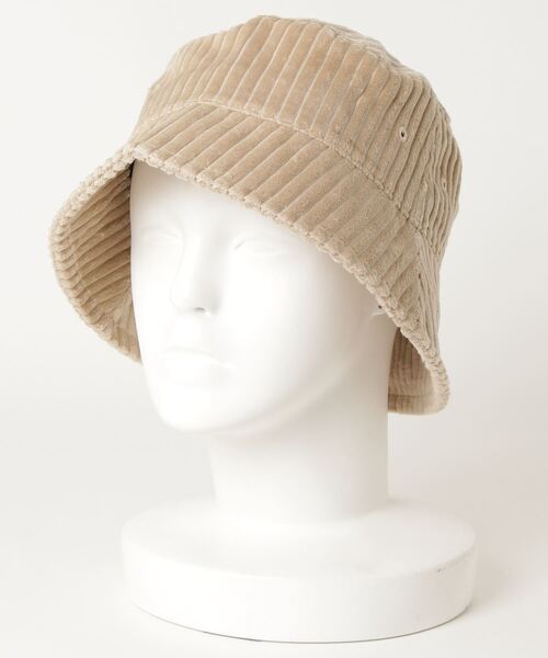 WEGO（ウィゴー）の「WEGO/コーデュロイバケットハット（ハット・レディース・ベージュ/ブラック/ブラウン/グレー/オフホワイト・FREE）」の13枚目の写真