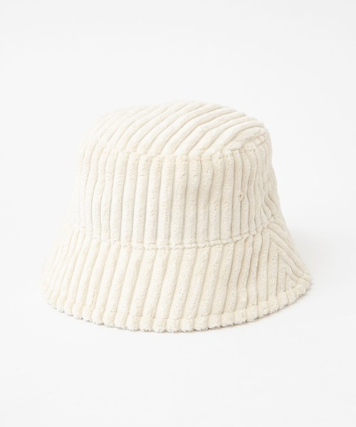WEGO（ウィゴー）の「WEGO/コーデュロイバケットハット（ハット・レディース・ベージュ/ブラック/ブラウン/グレー/オフホワイト・FREE）」の8枚目の写真