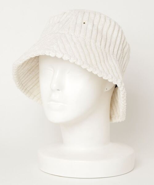 WEGO（ウィゴー）の「WEGO/コーデュロイバケットハット（ハット・レディース・ベージュ/ブラック/ブラウン/グレー/オフホワイト・FREE）」の7枚目の写真