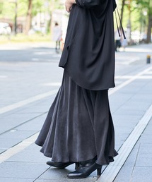 DouDou | キュプラ混フレアスカート(スカート)