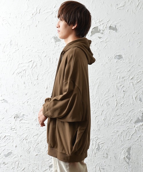 MinoriTY（マイノリティ）の「ジップパーカー ビッグシルエット