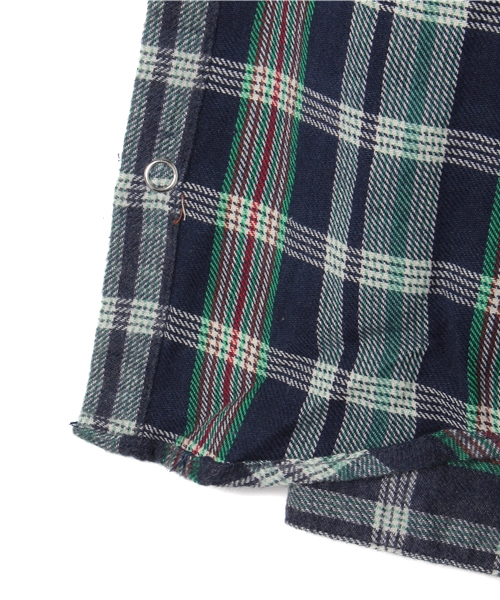 SHIPS（シップス）の「SHIPS KIDS:フランネル チェック ウエスタンシャツ(baby)（シャツ/ブラウス・キッズ・イエロー/オレンジ/ネイビー・90/80）」の11枚目の写真