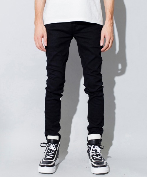 NO ID.(ノーアイディ)の「mko9436-レイヤードハイカットスニーカー(スニーカー・メンズ・ホワイト/ワイン/ブラック・40/42/44)」の10枚目の写真