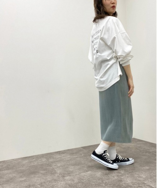 apres jour mignon（アプレジュールミニョン）の「プリーツナロースカート【ZOZOTOWN限定アイテム】（スカート・レディース・ダークブラウン/ブラック/グリーン・X-LARGE/フリー）」の22枚目の写真