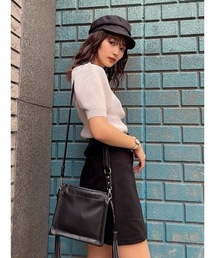 ENVYM | ハーフスリーブスクエアネックＰＯ(ニット/セーター)