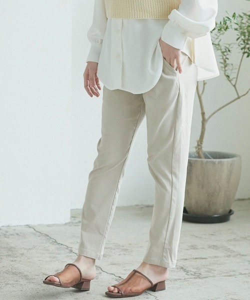 LIPSTAR(リップスター)の「スーパーストレッチストレートカラーパンツ(その他パンツ・レディース・グリーン/ブラック/グレー/ピンク・S/M)」の3枚目の写真