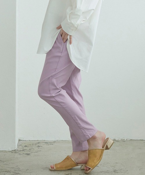 LIPSTAR(リップスター)の「スーパーストレッチストレートカラーパンツ(その他パンツ・レディース・グリーン/ブラック/グレー/ピンク・S/M)」の4枚目の写真