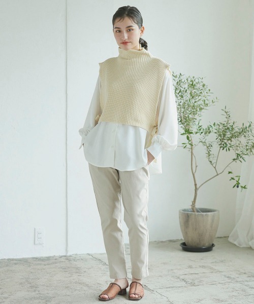 LIPSTAR(リップスター)の「スーパーストレッチストレートカラーパンツ(その他パンツ・レディース・グリーン/ブラック/グレー/ピンク・S/M)」の12枚目の写真