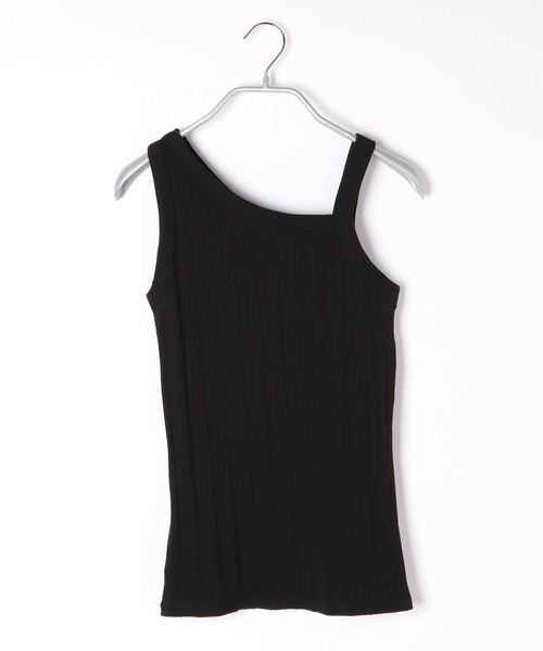PAGEBOY（ページボーイ）の「ランダムテレコアシメタンク（タンクトップ・レディース・ブラック/オフホワイト/ホワイト×ブラック・FREE）」の14枚目の写真