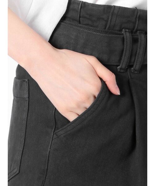 COTORICA（コトリカ）の「ベルト付きカラーテーパード（その他パンツ・レディース・ブラック/アイボリー・SMALL/MEDIUM）」の16枚目の写真