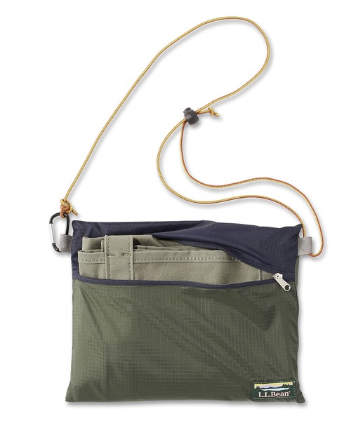 L.L.Bean（エルエルビーン）の「グローサリー・トート・ウィズ・ポーチ（トートバッグ・レディース・アイボリー/ダークオリーブ/ネイビー・ONE SIZE）」の20枚目の写真