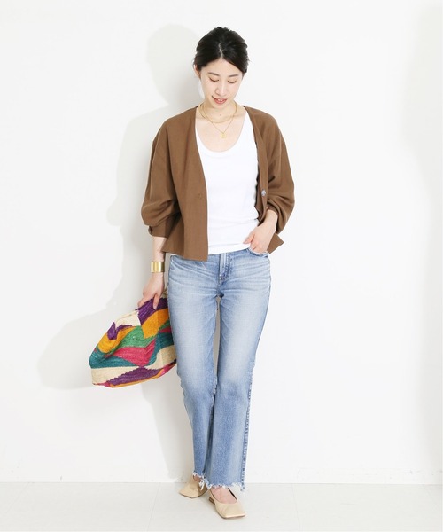 VERMEIL par iena（ヴェルメイユパーイエナ）の「【upper hights/アッパーハイツ】THE BIRKIN◆（デニムパンツ・レディース・ネイビー・22/24/23/25/26/27）」の8枚目の写真