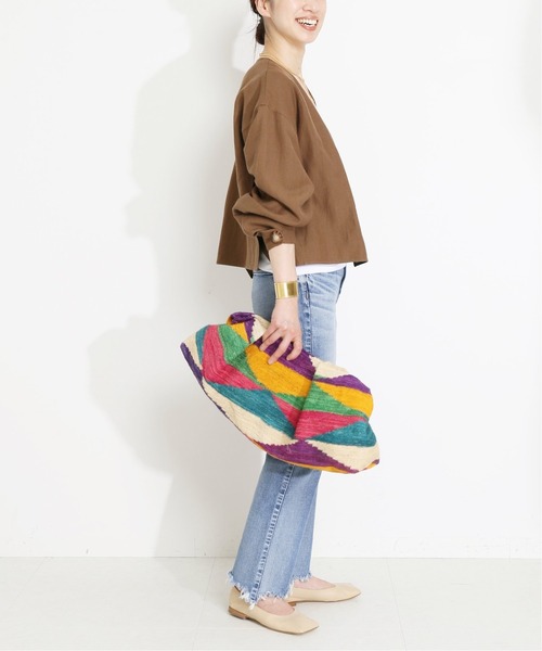 VERMEIL par iena（ヴェルメイユパーイエナ）の「【upper hights/アッパーハイツ】THE BIRKIN◆（デニムパンツ・レディース・ネイビー・22/24/23/25/26/27）」の21枚目の写真