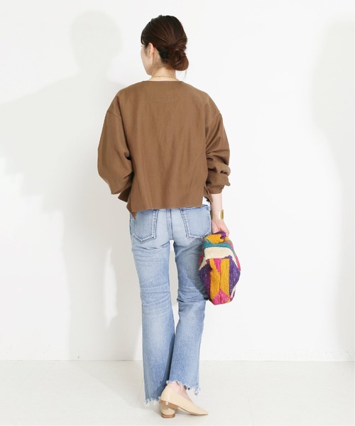 VERMEIL par iena（ヴェルメイユパーイエナ）の「【upper hights/アッパーハイツ】THE BIRKIN◆（デニムパンツ・レディース・ネイビー・22/24/23/25/26/27）」の4枚目の写真