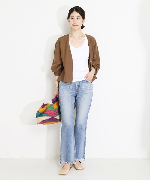 VERMEIL par iena（ヴェルメイユパーイエナ）の「【upper hights/アッパーハイツ】THE BIRKIN◆（デニムパンツ・レディース・ネイビー・22/24/23/25/26/27）」の19枚目の写真